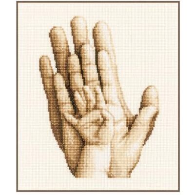 Vervaco Gezählter Kreuzstich Stickpackungen Stickset Baby Geburt Hände Wanddekoration Handarbeit Set für Erwachsene Kreatives Handwerk ca. 20 x 25 cm Geburt Geschenk Hausdeko Vervaco Gezählter Kreuzstich Stickpackungen Stickset Baby Geburt Hände Wanddekoration Handarbeit Set für Erwachsene Kreatives Handwerk ca. 20 x 25 cm Geburt Geschenk Hausdeko