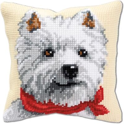 Vervaco Kreuzstich Stickpackungen Kissen Stickerei Set Anfänger Vorgedruckt Westie DIY Set Kreativ Set Für Erwachsene Dekoratives Kissen ca. 40 x 40 cm Bastelset Handwerker Haus Dekoration Vervaco Kreuzstich Stickpackungen Kissen Stickerei Set Anfänger Vorgedruckt Westie DIY Set Kreativ Set Für Erwachsene Dekoratives Kissen ca. 40 x 40 cm Bastelset Handwerker Haus Dekoration