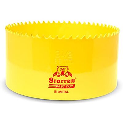 Starrett HSS Bi-Metall-Lochsäge FCH0312 schnell geschnittene zusätzliche Kobalt-Lochsäge für rostfreies Holzblech Kunststoff Verschiedene Materialien 89mm Starrett HSS Bi-Metall-Lochsäge FCH0312 schnell geschnittene zusätzliche Kobalt-Lochsäge für rostfreies Holzblech Kunststoff Verschiedene Materialien 89mm