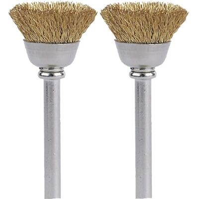 DREMEL mosazný kartáč 536 – sada příslušenství pro multifunkční nářadí se 2 mosaznými kartáčky Ø 13 mm na odstraňování rzi, odhrotování a čištění kovu, zlata, mědi, oceli, plechu, mosazi atd. DREMEL mosazný kartáč 536 – sada příslušenství pro multifunkční nářadí se 2 mosaznými kartáčky Ø 13 mm na odstraňování rzi, odhrotování a čištění kovu, zlata, mědi, oceli, plechu, mosazi atd.