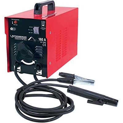 Rothenberger Industrial RoWeld 160 výkonný svařovací přístroj s flexibilní regulací proudu s rozsáhlým příslušenstvím 55–160 A pro tyčové elektrody Ø 1,5–3,25 mm Rothenberger Industrial RoWeld 160 výkonný svařovací přístroj s flexibilní regulací proudu s rozsáhlým příslušenstvím 55–160 A pro tyčové elektrody Ø 1,5–3,25 mm