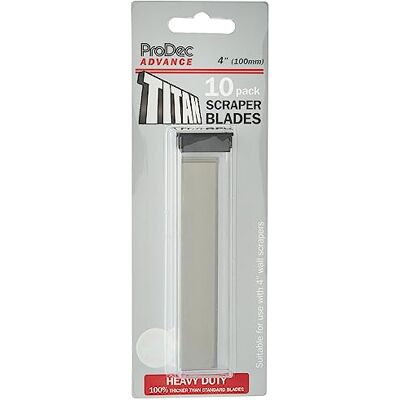 ProDec Advance 10 ks 100mm vysoce výkonných náhradních čepelí škrabky ProDec Advance 10 ks 100mm vysoce výkonných náhradních čepelí škrabky