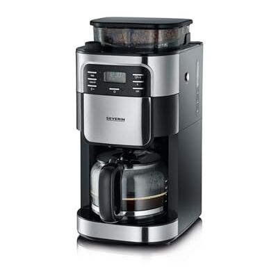 Severin Kávovar KA 4810 (1000 watt, 1,4 l, automatické vypnutí), ušlechtilá ocel kartáčovaná/černá Severin Kávovar KA 4810 (1000 watt, 1,4 l, automatické vypnutí), ušlechtilá ocel kartáčovaná/černá