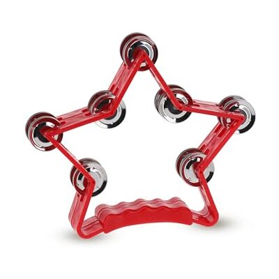 GEWA Prstenec hvězda 14 párů pochromovaných sponek dvouřadá barva červená hvězda červená 14 sponek GEWA Prstenec hvězda 14 párů pochromovaných sponek dvouřadá barva červená hvězda červená 14 sponek
