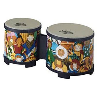 Remo RH-5600-00 Rhythm Club Bongo Drm. 5 palců a 6 palců výška 4,5 palců, renesanční kůže pevně předladěné, pro děti od 3 let Remo RH-5600-00 Rhythm Club Bongo Drm. 5 palců a 6 palců výška 4,5 palců, renesanční kůže pevně předladěné, pro děti od 3 let