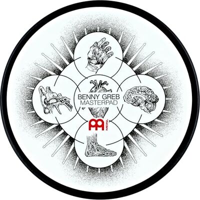 Meinl Percussion Meinl MPP-6-BG Practice Pad 6" Benny Greb Meinl Percussion Meinl MPP-6-BG Practice Pad 6" Benny Greb