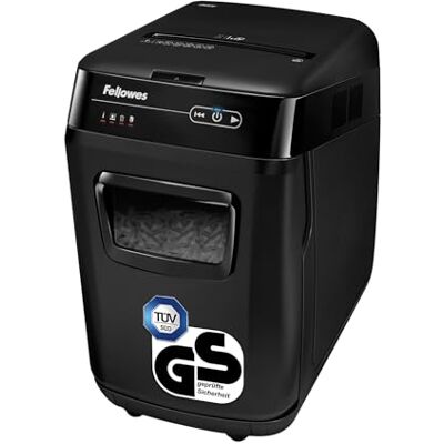 Fellowes Autofeed skartovačka Automax™ 200C, 4 x 38 mm řez částic (P-4), 200 listů, pro 1-3 uživatele v kanceláři nebo domácí kanceláři, tichý díky SilentShred, zničení CD, vhodné pro GDPR Fellowes Autofeed skartovačka Automax™ 200C, 4 x 38 mm řez částic (P-4), 200 listů, pro 1-3 uživatele v kanceláři nebo domácí kanceláři, tichý díky SilentShred, zničení CD, vhodné pro GDPR