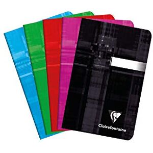 Clairefontaine 663592AMZC sada se 4 sešity, 48 listů, 9 x 14 cm, 90 g, kostkovaná, 1 sada, barevně tříděné Clairefontaine 663592AMZC sada se 4 sešity, 48 listů, 9 x 14 cm, 90 g, kostkovaná, 1 sada, barevně tříděné