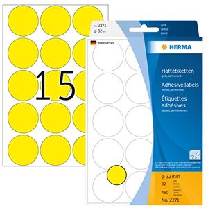 HERMA Model - Žluté kulaté štítky 32mm HERMA Model - Žluté kulaté štítky 32mm