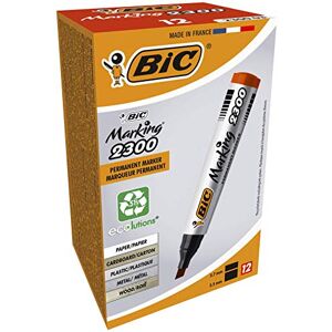 BIC Marking 2300 permanentní popisovač, v červené, balení po 12 kusech, voděodolná tužka také na karton, plast a dřevo, tloušťka čáry: 3,7 až 5,5 mm BIC Marking 2300 permanentní popisovač, v červené, balení po 12 kusech, voděodolná tužka také na karton, plast a dřevo, tloušťka čáry: 3,7 až 5,5 mm