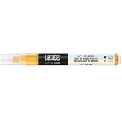 Liquitex 4620601 Profesionální popisovač barev, akrylový popisovač s vysoce pigmentovanou akrylovou barvou na bázi vody pro vnitřní i venkovní použití, jemná špička – napolově žlutý barevný odstín Liquitex 4620601 Profesionální popisovač barev, akrylový popisovač s vysoce pigmentovanou akrylovou barvou na bázi vody pro vnitřní i venkovní použití, jemná špička – napolově žlutý barevný odstín