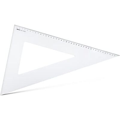 Aristo AR6042 trojúhelník 60° (dlouhá katéta 420 mm, přepona 485 mm, otěruvzdorná hluboká ražba dělící, plexisklo) transparentní Aristo AR6042 trojúhelník 60° (dlouhá katéta 420 mm, přepona 485 mm, otěruvzdorná hluboká ražba dělící, plexisklo) transparentní