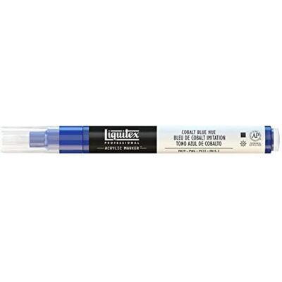 Liquitex 4620381 Profesionální popisovač barev, akrylový popisovač s vysoce pigmentovanou akrylovou barvou na bázi vody pro vnitřní i venkovní použití, jemná špička – kobaltově modrá barevný odstín Liquitex 4620381 Profesionální popisovač barev, akrylový popisovač s vysoce pigmentovanou akrylovou barvou na bázi vody pro vnitřní i venkovní použití, jemná špička – kobaltově modrá barevný odstín