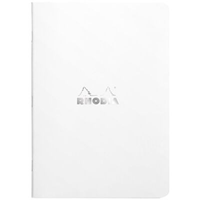 Rhodia Notebook 119187C (podšívka, A5, 14,8 x 21 cm, 48 listů) 1 kus bílé Rhodia Notebook 119187C (podšívka, A5, 14,8 x 21 cm, 48 listů) 1 kus bílé
