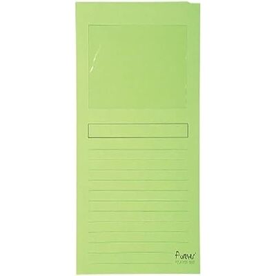 Exacompta Balení 50107E složek na okna, 100 kusů, s organizačním potiskem z recyklovaného kartonu 120 g, forever, DIN A4, světle zelená Exacompta Balení 50107E složek na okna, 100 kusů, s organizačním potiskem z recyklovaného kartonu 120 g, forever, DIN A4, světle zelená