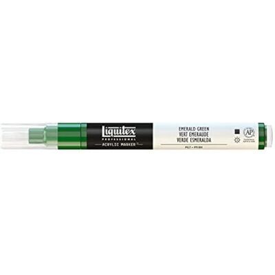 Liquitex Profesionální malba akryl – zvýrazňovač akrylová barva, smaragdově zelená, akrylový popisovač 2–4 mm hrot Liquitex Profesionální malba akryl – zvýrazňovač akrylová barva, smaragdově zelená, akrylový popisovač 2–4 mm hrot