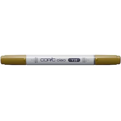 Copic Ciao Marker Typ Y 28, Lionet Gold, univerzální zvýrazňovač rozvržení, se středně širokou a štětcovou špičkou Copic Ciao Marker Typ Y 28, Lionet Gold, univerzální zvýrazňovač rozvržení, se středně širokou a štětcovou špičkou