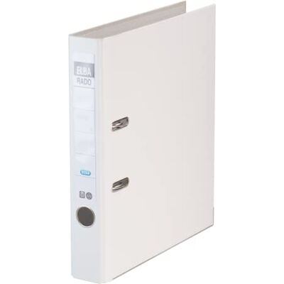 Elba Pořadač A4, Rado brilantní, úzký, zušlechtěný papír, bílý, 1 kus Elba Pořadač A4, Rado brilantní, úzký, zušlechtěný papír, bílý, 1 kus