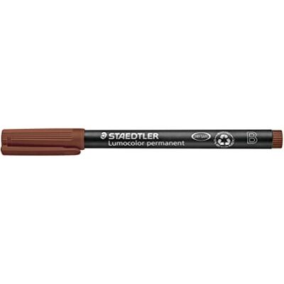 Staedtler Lumocolor 314 permanentní popisovač – hnědý, 10 kusů, B Staedtler Lumocolor 314 permanentní popisovač – hnědý, 10 kusů, B