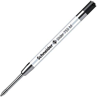 Schneider 175601 psací potřeby náplň do kuličkového pera Slider 755, vhodné pro dokumenty, M, černá Schneider 175601 psací potřeby náplň do kuličkového pera Slider 755, vhodné pro dokumenty, M, černá
