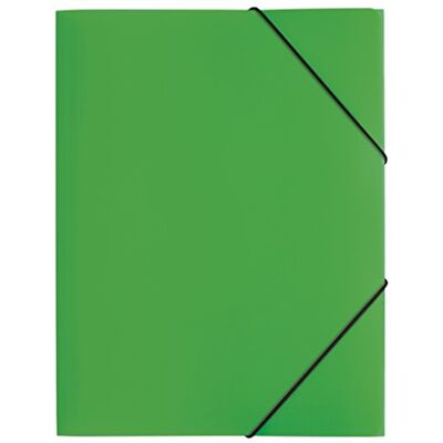 Pagna 21613-05 Gummizugmappe A4, 3 Einschlagklappen, grün Pagna 21613-05 Gummizugmappe A4, 3 Einschlagklappen, grün