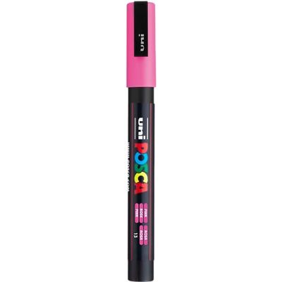 uni POSCA akrylový popisovač PC-3M s jemným kulatým hrotem růžový Popisovač s 0,9-1,3 mm kulatým hrotem pro téměř všechny povrchy uni POSCA akrylový popisovač PC-3M s jemným kulatým hrotem růžový Popisovač s 0,9-1,3 mm kulatým hrotem pro téměř všechny povrchy
