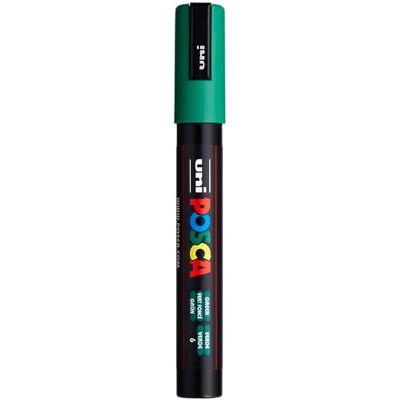 uni POSCA akrylový popisovač PC-5M tmavě zelený 1,8-2,5 mm kulatý hrot uni POSCA akrylový popisovač PC-5M tmavě zelený 1,8-2,5 mm kulatý hrot
