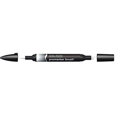 Winsor & Newton 0204339 BrushMarker (pro kresby, kaligrafii, design a rozložení, kreslení bez šmouh s klínem a špičkou štětce) blender Winsor & Newton 0204339 BrushMarker (pro kresby, kaligrafii, design a rozložení, kreslení bez šmouh s klínem a špičkou štětce) blender