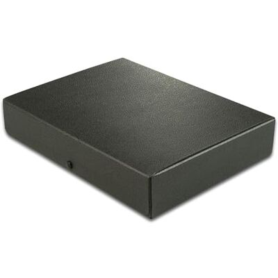 Elba Krabička na dokumenty A4 z tvrdé lepenky, 6 cm výška náplně, černá, 400000985 Elba Krabička na dokumenty A4 z tvrdé lepenky, 6 cm výška náplně, černá, 400000985