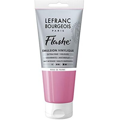 Lefranc Bourgeois 300575 Flashe akrylová barva & vinylová barva, vysoce pigmentovaná, elastická, stálá na světle, odolná proti stárnutí, matná, pro vnitřní i venkovní použití, 80 ml tuba Parmarosa Lefranc Bourgeois 300575 Flashe akrylová barva & vinylová barva, vysoce pigmentovaná, elastická, stálá na světle, odolná proti stárnutí, matná, pro vnitřní i venkovní použití, 80 ml tuba Parmarosa