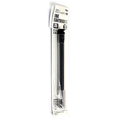 Copic Multiliner SP Refill Cartridge B, černá, pro tloušťku linky 0,2 mm až kartáč, doplňovací patrona s voděodolným pigmentovým inkoustem Copic Multiliner SP Refill Cartridge B, černá, pro tloušťku linky 0,2 mm až kartáč, doplňovací patrona s voděodolným pigmentovým inkoustem
