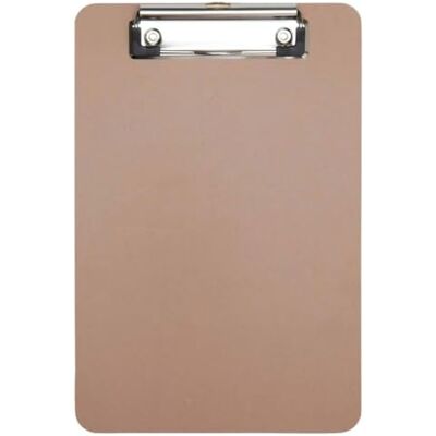 MAUL Clipboard A4 hnědá basic robustní tvrdé vlákno dřevo ocelová bezpečné uchycení pro dokumenty, příjemná psací plocha na cestách, praktické závěsné očko, ideální do kanceláře školy skladu MAUL Clipboard A4 hnědá basic robustní tvrdé vlákno dřevo ocelová bezpečné uchycení pro dokumenty, příjemná psací plocha na cestách, praktické závěsné očko, ideální do kanceláře školy skladu