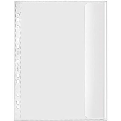 VELOFLEX obaly na dokumenty DIN A4 z PP 130 my, balení 10 ks Na dokumenty, transparentní, bezbarvý, vnitřní rozměr 215 x 300 mm, euro děrování, transparentní okraj sešitů VELOFLEX obaly na dokumenty DIN A4 z PP 130 my, balení 10 ks Na dokumenty, transparentní, bezbarvý, vnitřní rozměr 215 x 300 mm, euro děrování, transparentní okraj sešitů