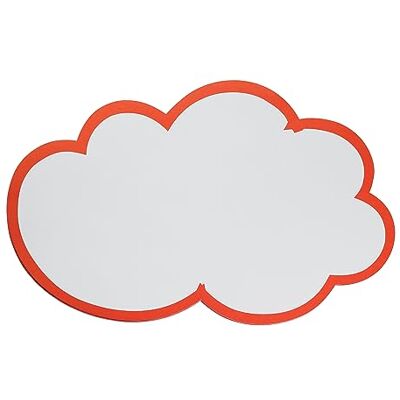 Franken Moderační karty mrak, 420 x 250 mm, bílá/červená, 20 kusů, UMZ W Franken Moderační karty mrak, 420 x 250 mm, bílá/červená, 20 kusů, UMZ W