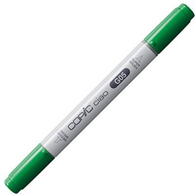 Copic Ciao Marker Typ G 05, Emerald Green, univerzální zvýrazňovač rozvržení, se středně širokou a štětcovou špičkou Copic Ciao Marker Typ G 05, Emerald Green, univerzální zvýrazňovač rozvržení, se středně širokou a štětcovou špičkou