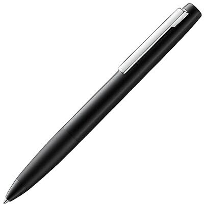 Lamy aion black kuličkové pero – moderní kuličkové pero v eloxovaném, lehkém a bezešvém hliníkovém krytu – s klipem z ušlechtilé oceli – šířka linky M – vč. velkoobjemové náplně M 16 černé Lamy aion black kuličkové pero – moderní kuličkové pero v eloxovaném, lehkém a bezešvém hliníkovém krytu – s klipem z ušlechtilé oceli – šířka linky M – vč. velkoobjemové náplně M 16 černé