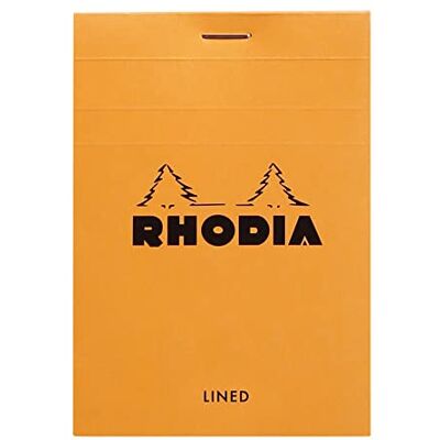 Rhodia 12600C poznámkový blok č. 12, 8,5 x 12 cm 80 listů linkovaný oranžový Rhodia 12600C poznámkový blok č. 12, 8,5 x 12 cm 80 listů linkovaný oranžový