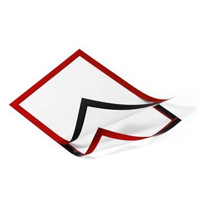 Durable Odolný magnetický rám Magaframe., červená DIN A4 Informační rámeček, držák dokumentů s magnetickým uzávěrem, oboustranná čitelnost, formát na výšku a na šířku, Made in Polsko Durable Odolný magnetický rám Magaframe., červená DIN A4 Informační rámeček, držák dokumentů s magnetickým uzávěrem, oboustranná čitelnost, formát na výšku a na šířku, Made in Polsko