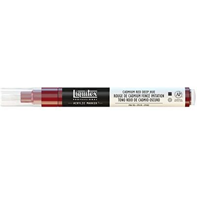 Liquitex Akrylový popisovač akrylová barva, kadmium – červená tmavá imitace, akrylový popisovač 2–4 mm hrot Liquitex Akrylový popisovač akrylová barva, kadmium – červená tmavá imitace, akrylový popisovač 2–4 mm hrot