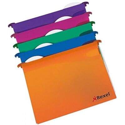 Rexel 2101564 Multifile Extra A4-HängemaPPe, 15 mm, Sortiert, 10 Rexel 2101564 Multifile Extra A4-HängemaPPe, 15 mm, Sortiert, 10
