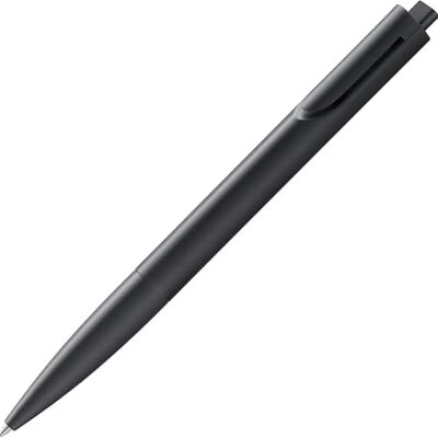 Lamy noto black kuličkové pero puristická kuli s pouzdrem z plastu ve tvaru trojúhelníku klip vzniká z obrysu pouzdra vč. velkoobjemové náplně M 16 v šířce linky M v černé barvě Lamy noto black kuličkové pero puristická kuli s pouzdrem z plastu ve tvaru trojúhelníku klip vzniká z obrysu pouzdra vč. velkoobjemové náplně M 16 v šířce linky M v černé barvě