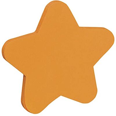 DONAU 7570001PL-12 noty poznámkové lístky hvězdy oranžová/samolepicí tabule poznámkové lístky poznámkové lístky Sticky Notes/ 1 x 50 listů, poznámkové bloky do kanceláře školy DONAU 7570001PL-12 noty poznámkové lístky hvězdy oranžová/samolepicí tabule poznámkové lístky poznámkové lístky Sticky Notes/ 1 x 50 listů, poznámkové bloky do kanceláře školy