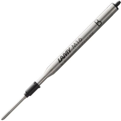 Lamy M16 kuličkové pero velká náplň z kovu originální náhradní náplň pro všechny modely kuličkových per na dokumenty šířka tahu v černé barvě inkoustu Lamy M16 kuličkové pero velká náplň z kovu originální náhradní náplň pro všechny modely kuličkových per na dokumenty šířka tahu v černé barvě inkoustu