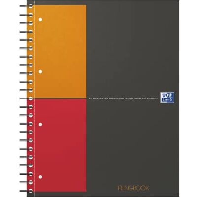 Oxford Filingbook International A4, čtverečkovaný, 200 stran, boční okraje ve čtyřech barvách, 3 přemístitelné rejstříky Oxford Filingbook International A4, čtverečkovaný, 200 stran, boční okraje ve čtyřech barvách, 3 přemístitelné rejstříky