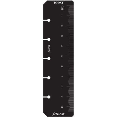 Filofax Mini pravítko záložka černá Filofax Mini pravítko záložka černá