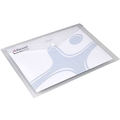 Rexel 2101660 tašky na dokumenty Ice ( A4) 5 kusů průhledné, čiré Rexel 2101660 tašky na dokumenty Ice ( A4) 5 kusů průhledné, čiré
