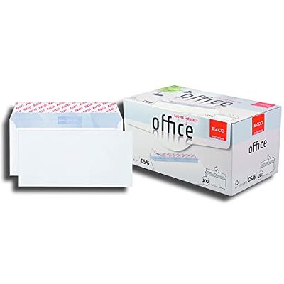 Elco Kancelářská obálka DIN dlouhá 80 g/m² FSC certifikováno s lepicím uzávěrem v shop-boxu 200 kusů bílá Elco Kancelářská obálka DIN dlouhá 80 g/m² FSC certifikováno s lepicím uzávěrem v shop-boxu 200 kusů bílá