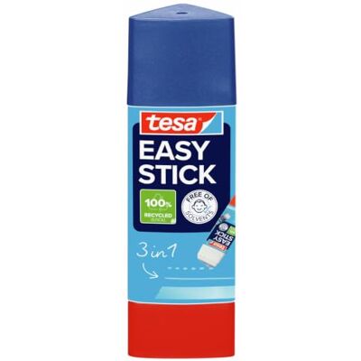 tesa Easy Stick ecoLogo 25 g Präziser Papierkleber in Dreieckform lösungsmittelfrei, geruchsneutral und kalt auswaschbar für Kanten, Linien und Punkte tesa Easy Stick ecoLogo 25 g Präziser Papierkleber in Dreieckform lösungsmittelfrei, geruchsneutral und kalt auswaschbar für Kanten, Linien und Punkte
