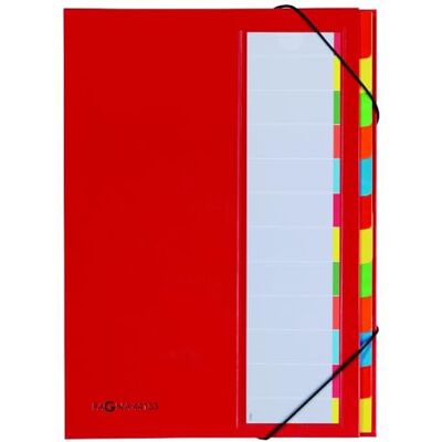 Pagna Deskorganizer Premium (sběratelský sešit, 12 přihrádek) červený Pagna Deskorganizer Premium (sběratelský sešit, 12 přihrádek) červený