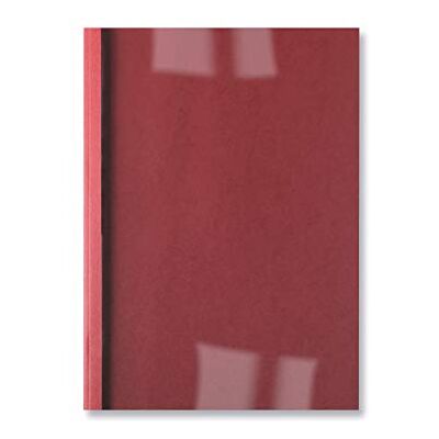 GBC LeatherGrain termo pojivo, 100 kusů, A4, červené, 3 mm GBC LeatherGrain termo pojivo, 100 kusů, A4, červené, 3 mm